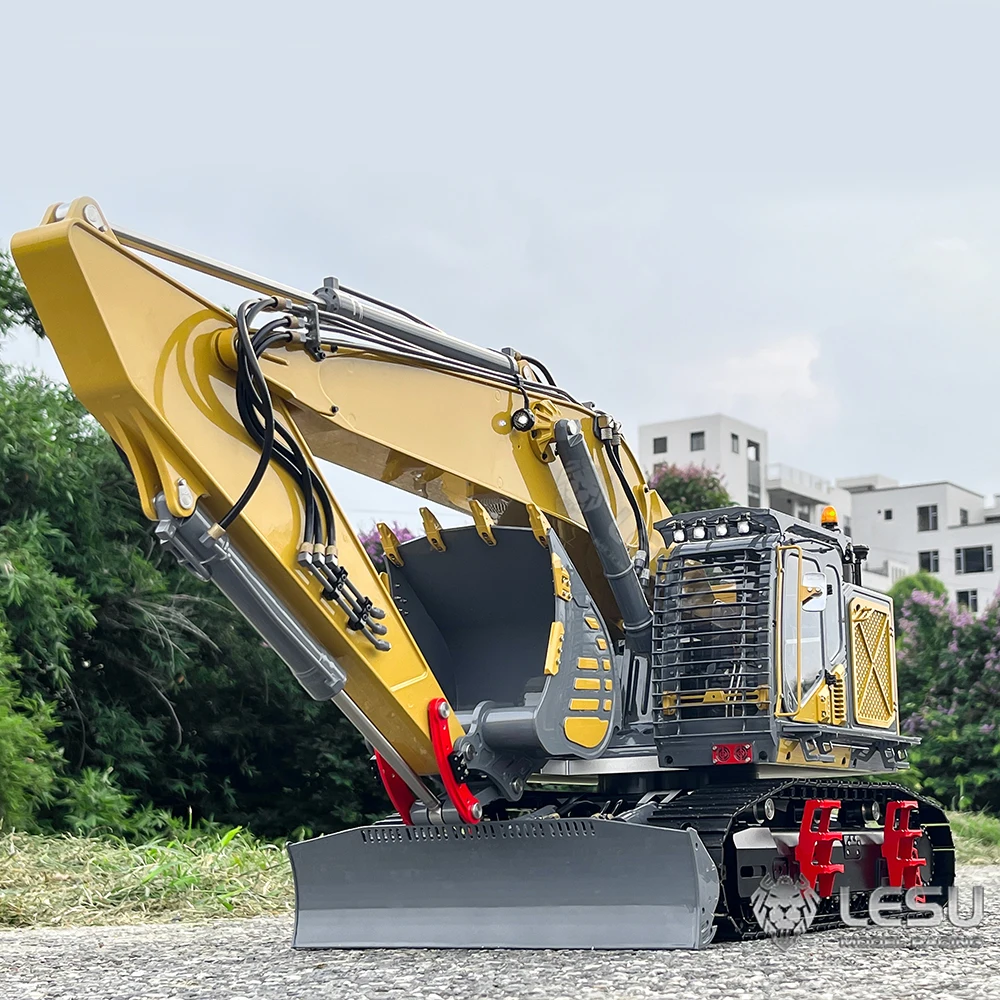 LESU ET35 RC Excavator 1/14 Hydraulic Metal Digger Heavy Duty Machine Remote Control Construction Vehicle Light System TH22746 2