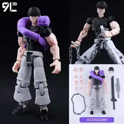 Jujutsu Kaisen Anime Collectible Figure - Multi - Jointed Poseable Desk Decoration (Toji Action Fig)
