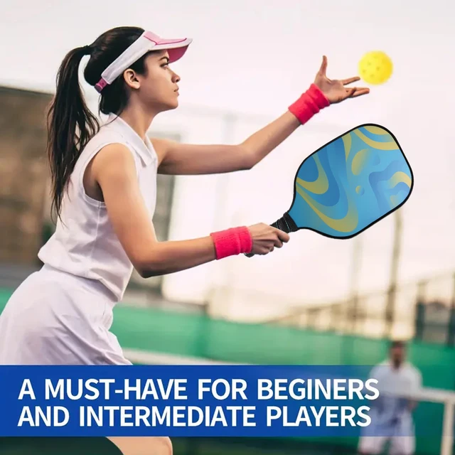 Pickleball Paddles, Fiberglass Surface Pickleball Set With Pickleball Rackets, Pickle Ball Paddle Set,For Beginners And Pros 2