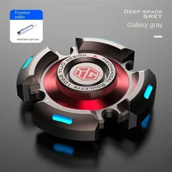Luminous Metal Stress Relief Fidget Toy Spinner (Gray basic version)