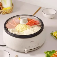 Midea 220V Electric Hotpot Household 4L Multifunctional Electric Cooking Pot Removable Electric Hot Pot Frying Pan 2