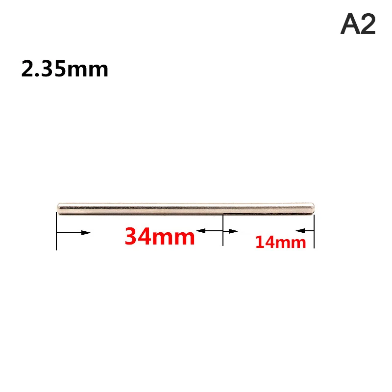 10PCS/12PCS 2,35mm 3mm Schaft Schleifpapier Klemme Split Dorne Lange Schleif Halter Clip Stange für Dreh Werkzeuge – Detail 3