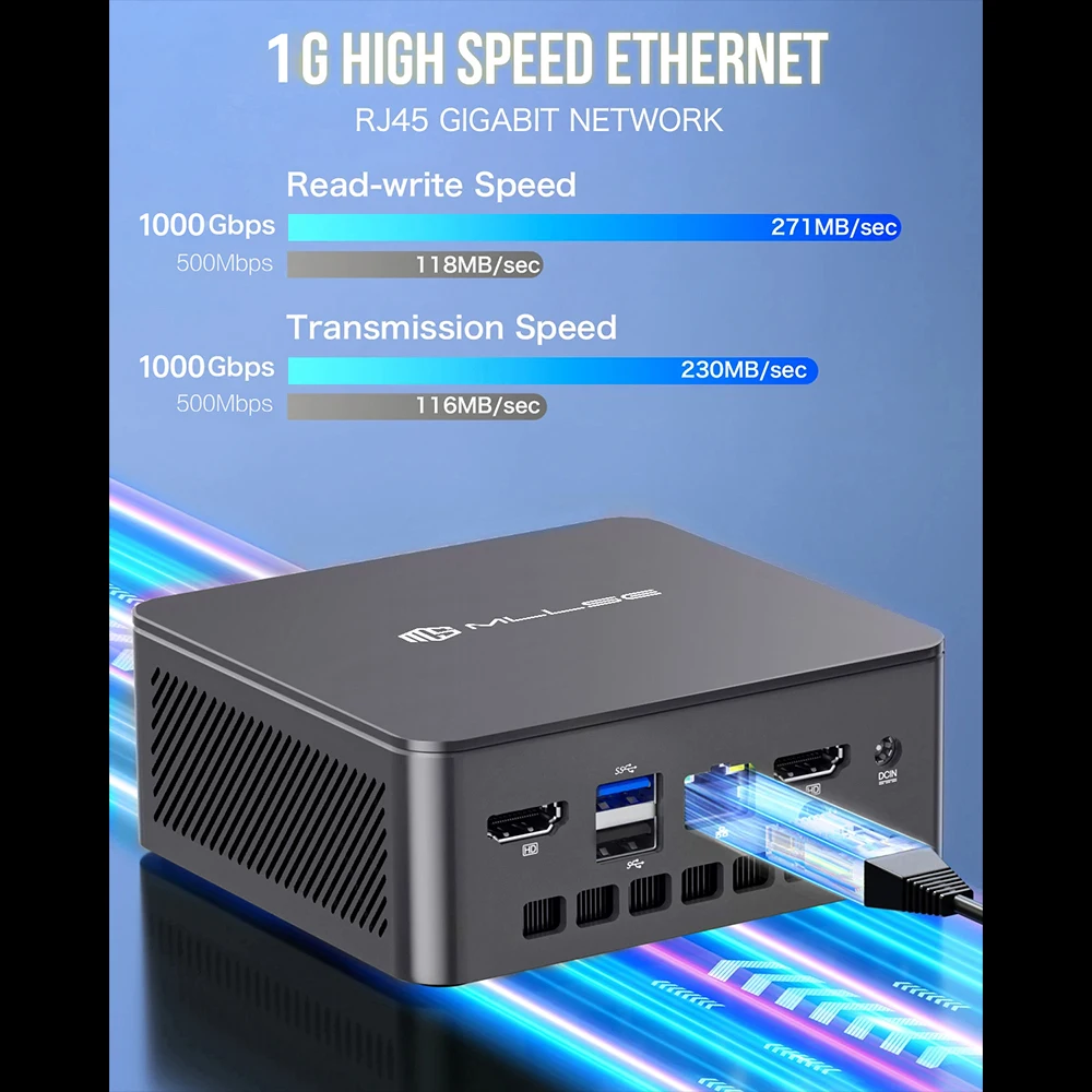 MLLSE G3 Mini PC Alder Lake N100 Windows 11 Pro Intel 12th DDR4