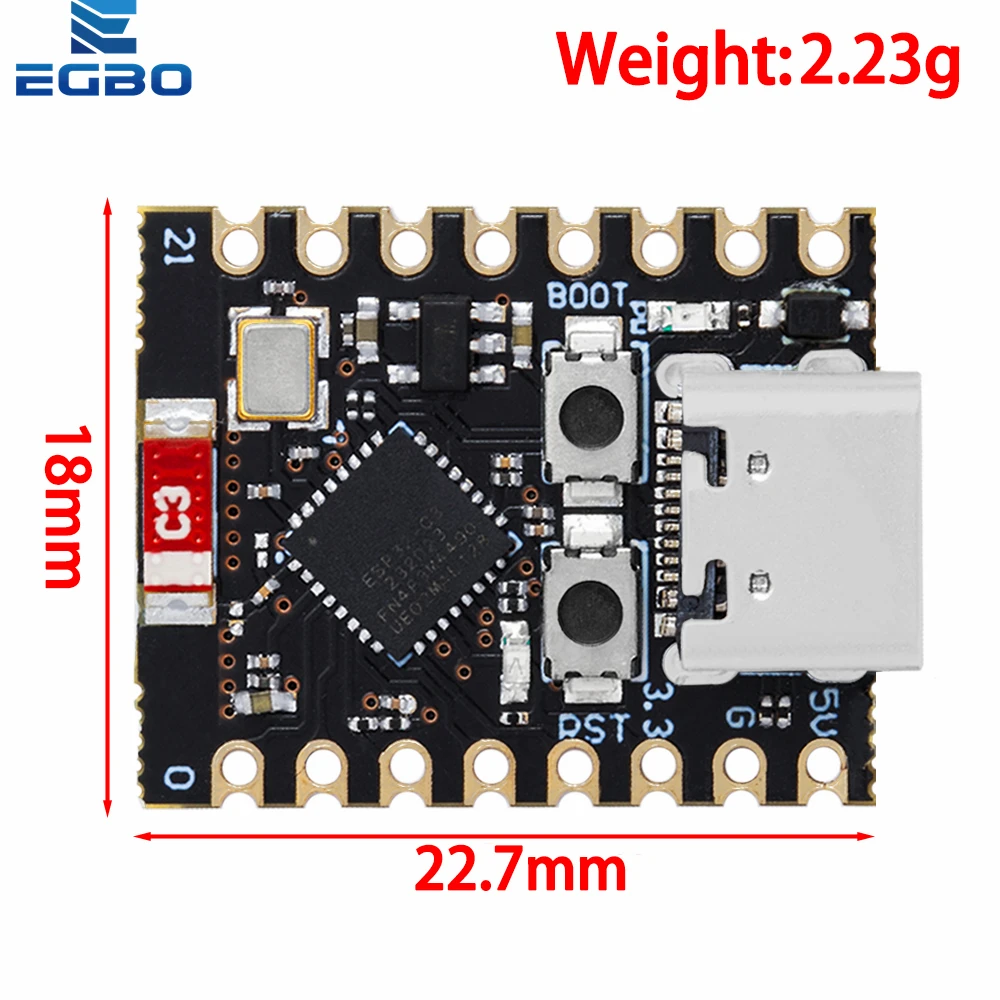 รูปสินค้า บอร์ดพัฒนา ESP32-C3 WiFi Bluetooth สำหรับ Arduino