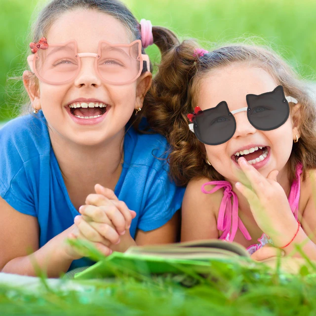 Lunettes de soleil polarisées Vintage sans bords pour enfants