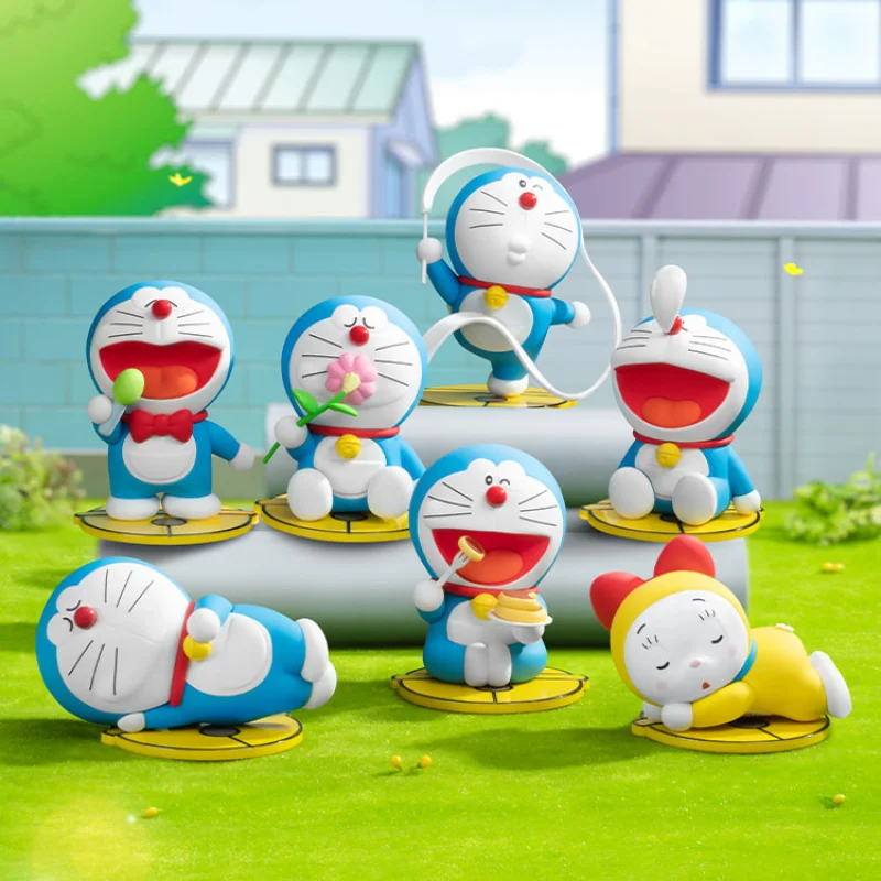 

Doraemon Leisure Time Series Blind Box Surprise Box Original Action Figure Cartoon Model Mystery Box Collection Girls Gift