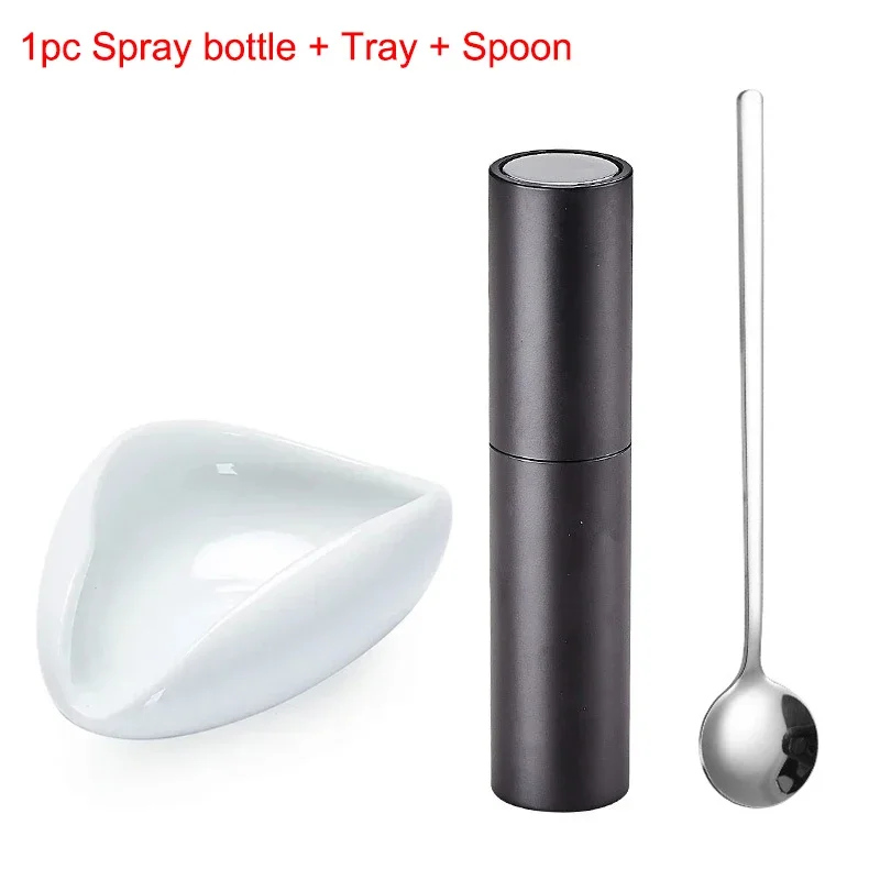 Coffee Bean Spray Bottle and Static-Reducing Superfine Spray with Dosing Cup and Trays