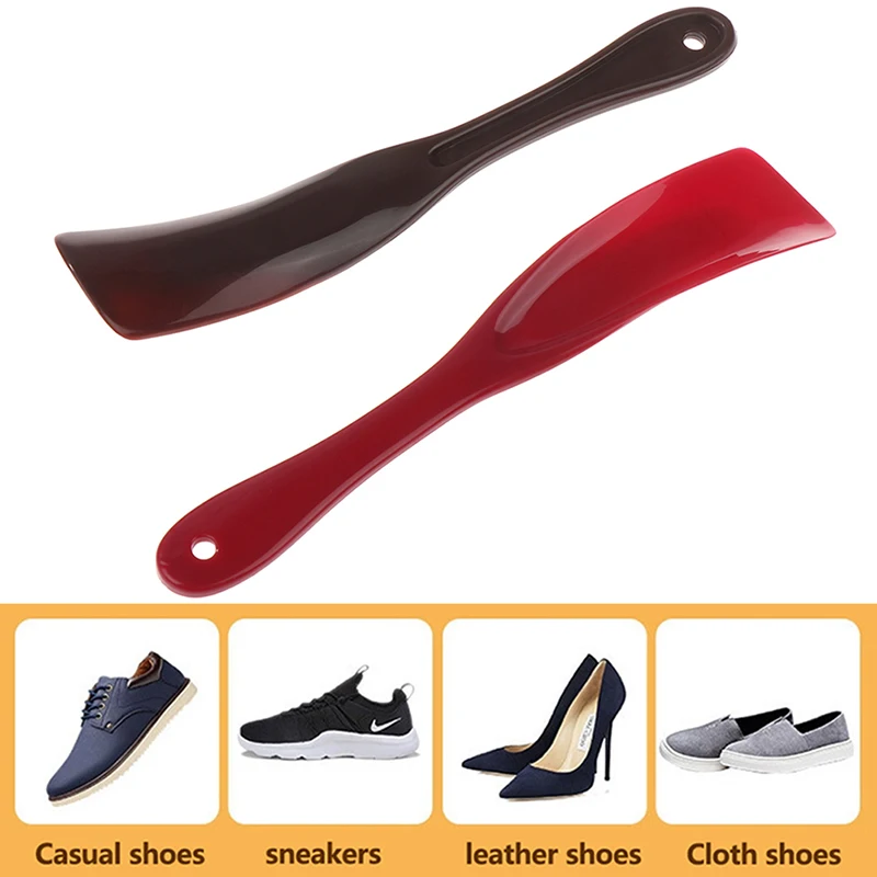 

1Pc 19cm Shoe Horn Professional Plastic Shoe Horn Spoon Shape Shoehorn Shoe Lifter Flexible Sturdy Slip Shoe Accessories