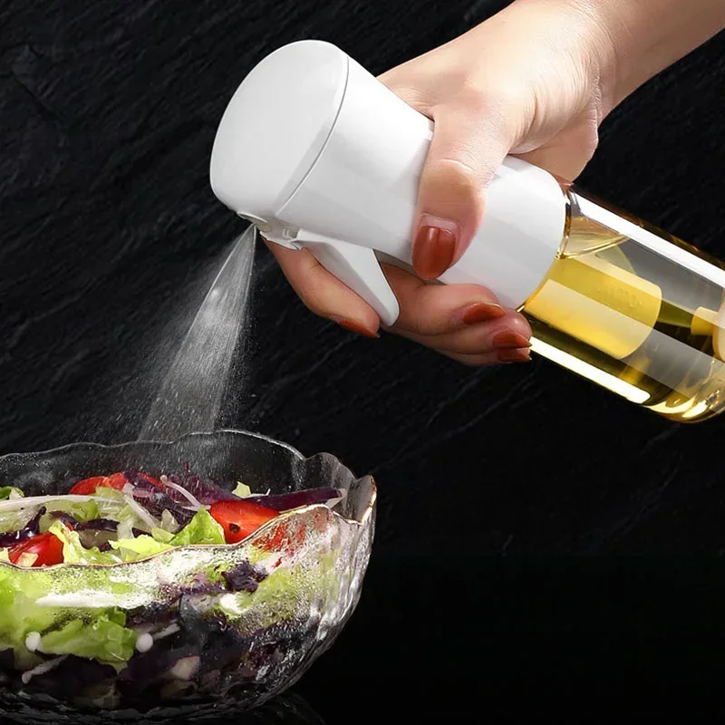 Creative Spray Oil Kettle Sprayer Bottle Pressure Oil Control Kettle Bottle Home Kitchen Cooking Atomizing Baking Spice Pot