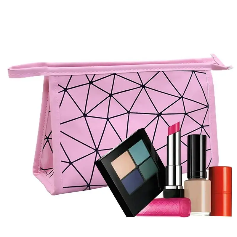 

Дорожная косметичка из искусственной кожи, водонепроницаемый органайзер для косметики, Портативная сумка для хранения косметики в деловых поездках