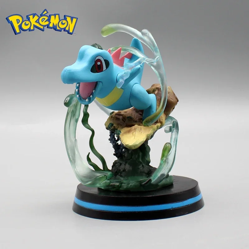 

12cm Totodile Pokemon Cute Anime Figure Pvc Action Figurine Model Desktop Decoration Collection Toys Childrens Birthday Gift