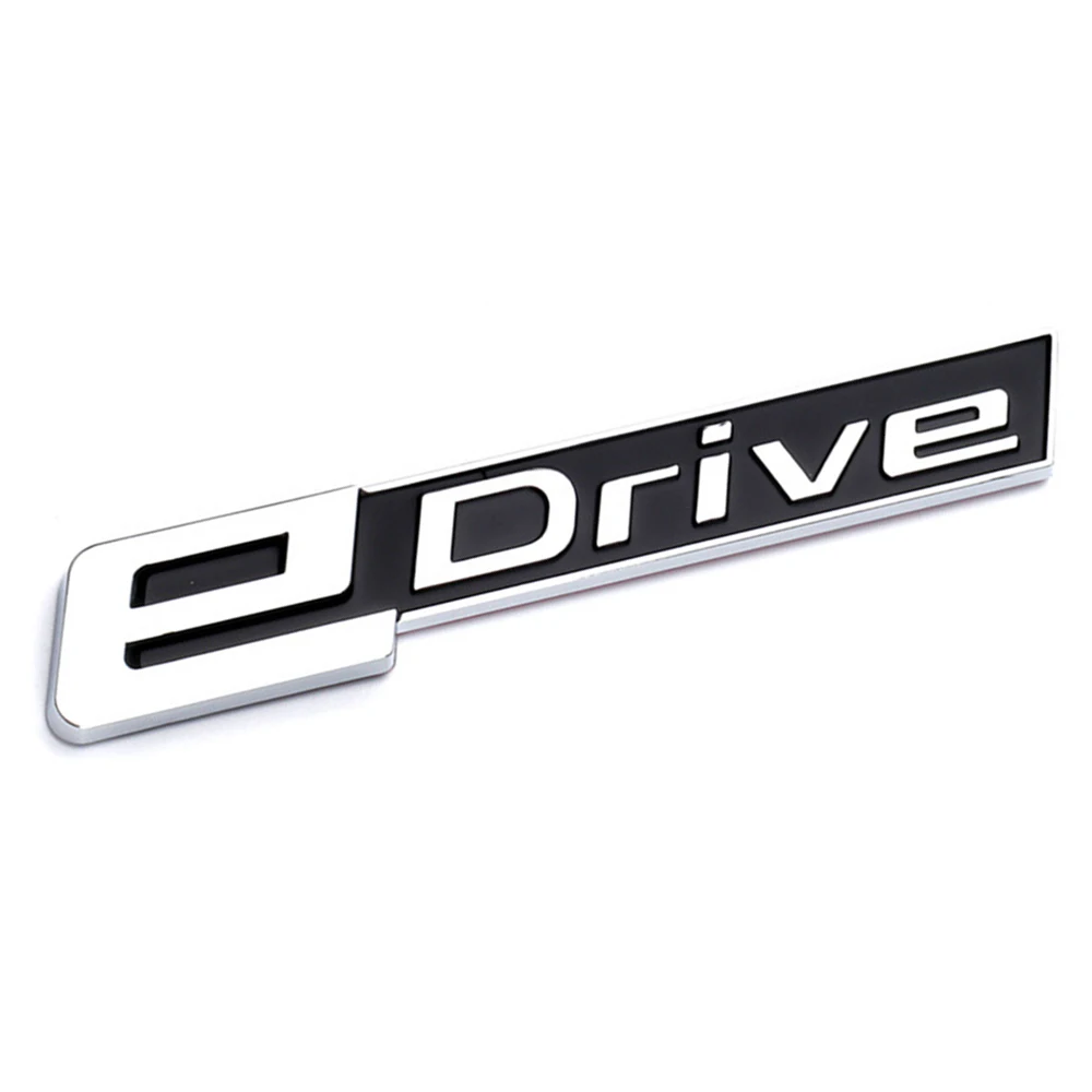 

1 Pieces EDrive Chrome Black Logo X1 X7 X2 X3 X4 X5 I8 Car Fender Side Rear Trunk Lid Accessories Emblem Stickers