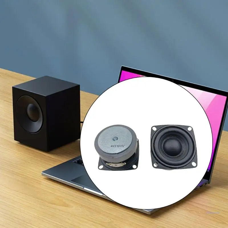 M5TD 2 дюйма 52 мм полночастотный динамик 4 Ом 10 Вт резиновые боковые динамики сабвуфер звуковой мультимедийный динамик