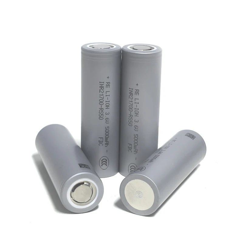 Batteria Li-Ion Originale Reliance RS50 21700 5000mAh 3.6V 70A Ricaricabile Senza Cella Centrale, Pacco Batterie ad Alto Drenaggio - Image 2