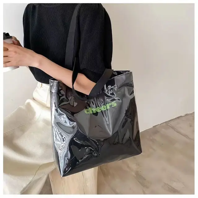  GSHLLO Summer Waterproof PVC Beach Bag Transparent