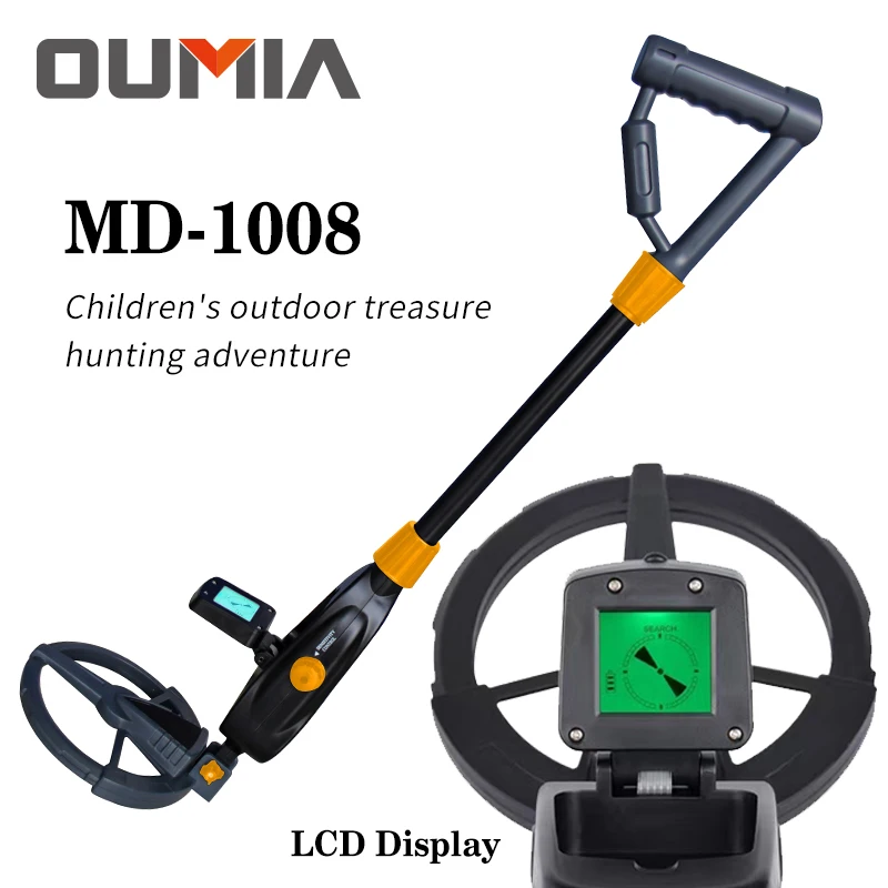 Gifts Metal Detector for Kids Outdoor Fun Toys Pinpointer Metal Finder Waterproof Search Coil Beach Garden