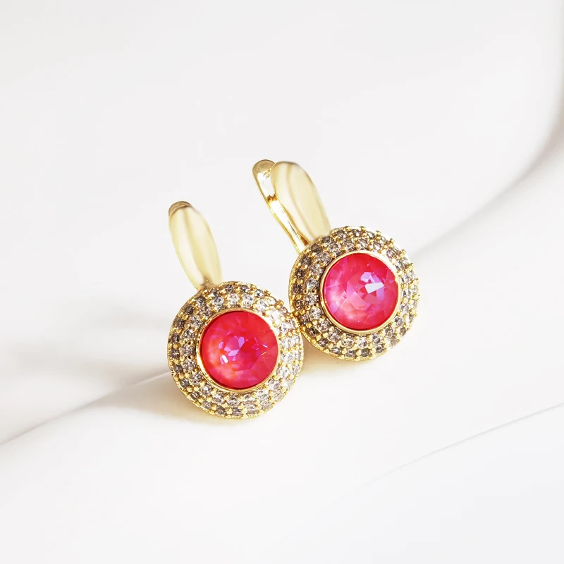 Ladies' Stud Earrings made with Crystals from Austria for Women Party