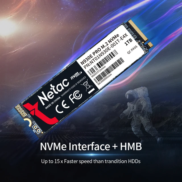 SSD Netac M.2 512 ГБ PCIe M2 NVME SSD 1 ТБ 256 ГБ 128 ГБ Твердотельный накопитель Внутренний жесткий диск hdd для ноутбука и настольного компьютера 5