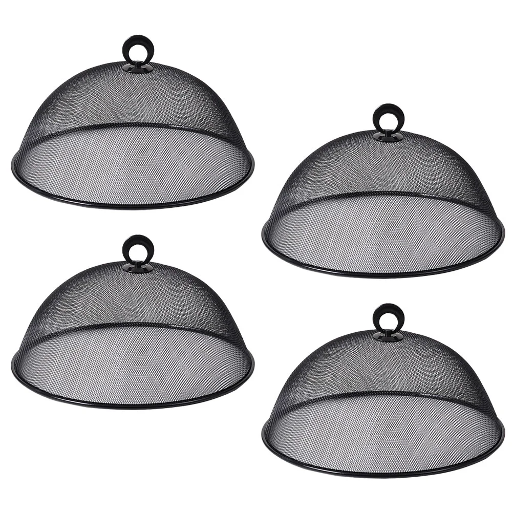 

4 Pcs Dust Cover Stainless Steel Food Tents Tents/food Covers for Outdoors Protection