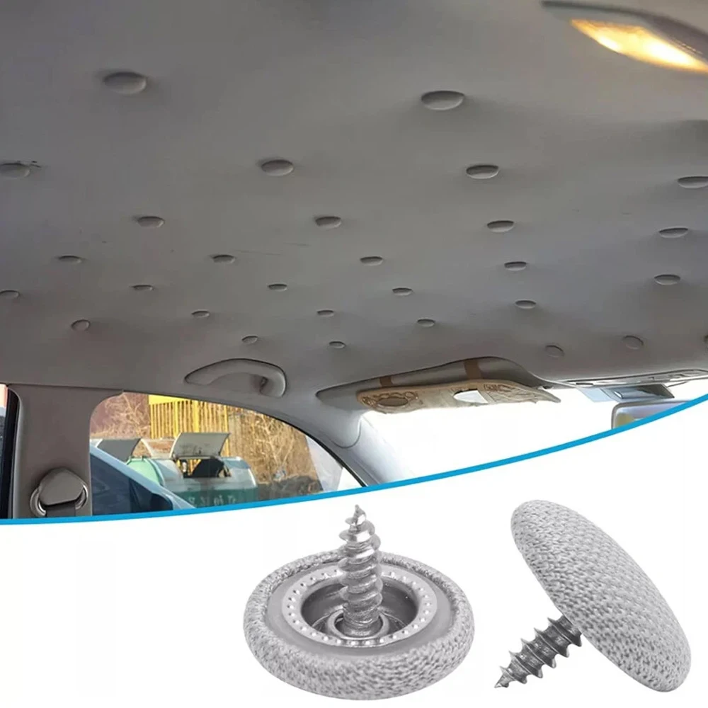 Auto Dach Futter Liner Reparatur Kit Fix Schlaffe Dachhimmel Pins Schnalle Niet Automotive Pflege Stoff Schnalle Nieten Retainer – Detail 5