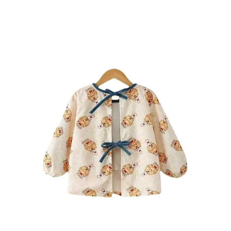 Children's Feeding Apron Boys' Waterproof Dirty Proof Baby Bibs Eating Coveralls Protect Clothes for Kids Mealtime