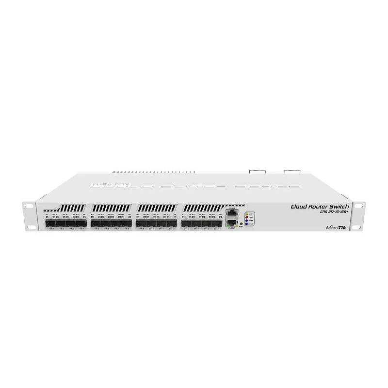 

MikroTik CRS317-1G-16S + RM Enterprise-class 16 * SFP + 10-гигабитный двухъядерный переключатель питания