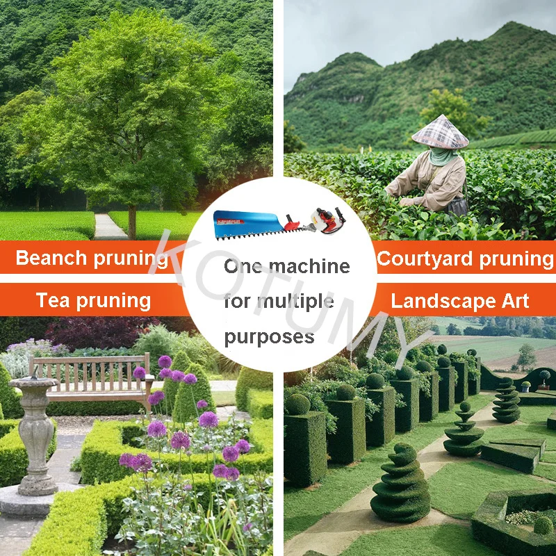 Portable Single-Edged Re-Repair Machine Used To Trim Thick Branches Two-Stroke Gasoline Reciprocating Hedge Trimmer 2.8KW 3