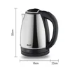 2L Electric Kettle Stainless Steel Kitchen Appliances Smart Kettle 1500W Whistle Kettle Samovar Tea Coffee Thermo Pot Gift 6