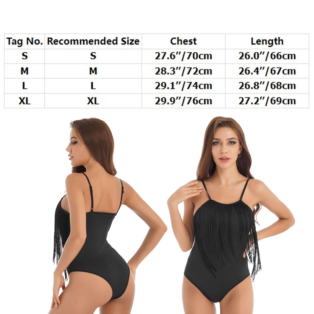 Women Shiny Sequins Latin Dance Costume Jazz Tango Fringed Tassel Leotard Bodysuit Dress Cha Cha Rumba Performance Dancewear