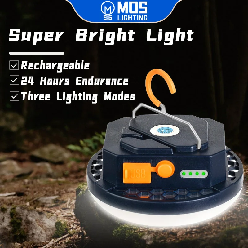 Camping Light Camping Lamp Camping Lantern Emergency Lights MOSLIGHTING 15W 30W Camping Light Portable LED Outdoor Emergency Light Fishing Mountaineer Adventure Portable