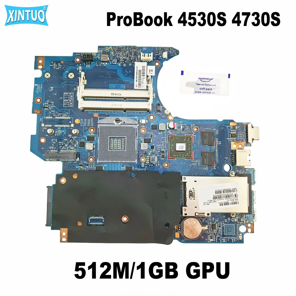 

Материнская плата 6050A2465501-MB-A02 для ноутбука HP ProBook 4530S 4730S, материнская плата с HD GPU 1 ГБ HM65 DDR3 100%, протестированная работа