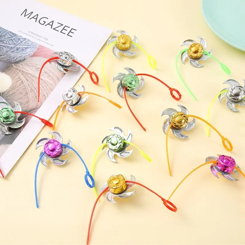 1cps Mini Pull Ruler Whirlwind Toys Funny Gyroscope Toy Creative Children's Small Toy Educational Kindergarten Prizes