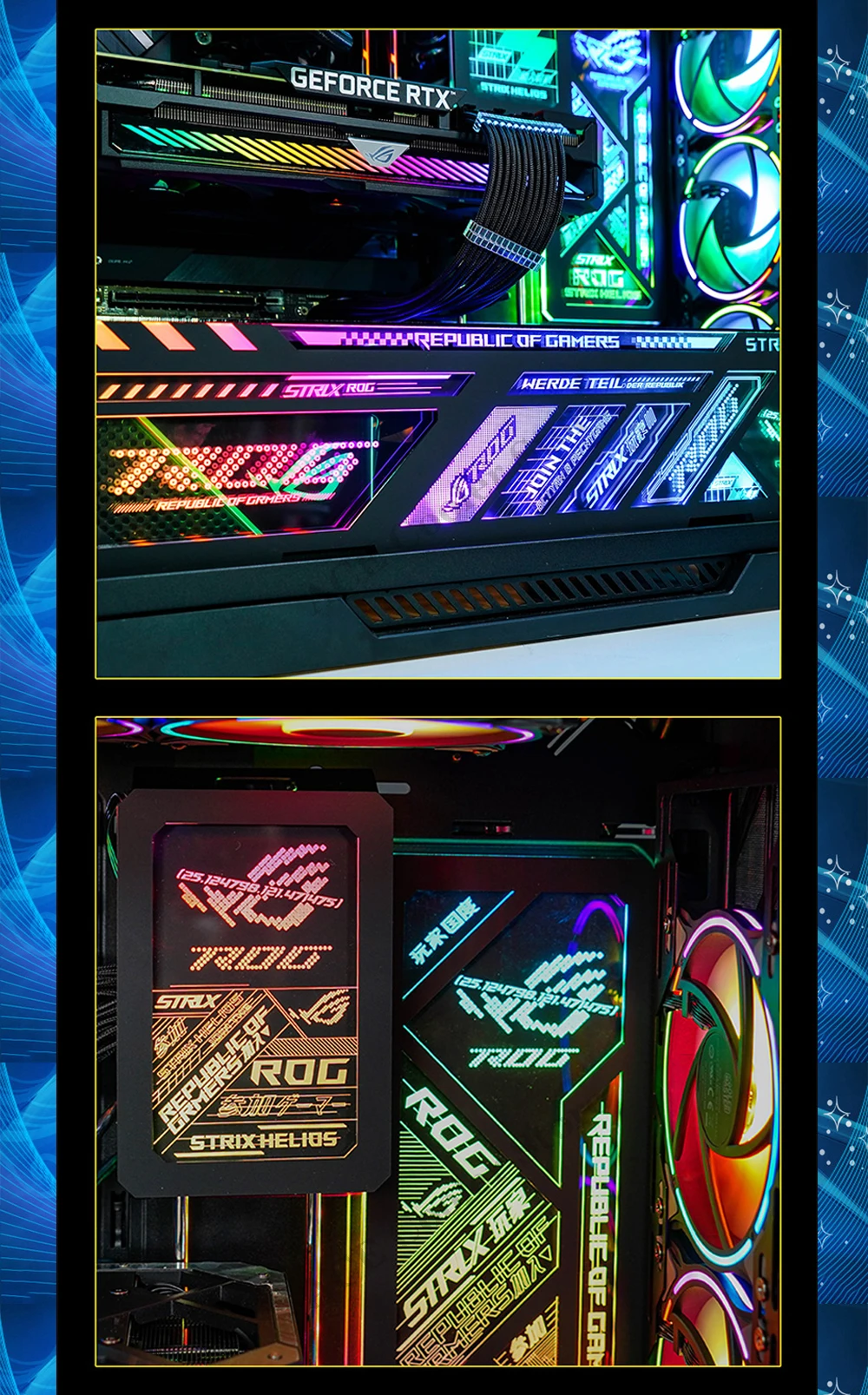 helios gx601 mod gamer gamer desktop decoração do computador