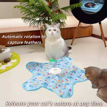 Automatic Electric Cat Turntable Toy 1