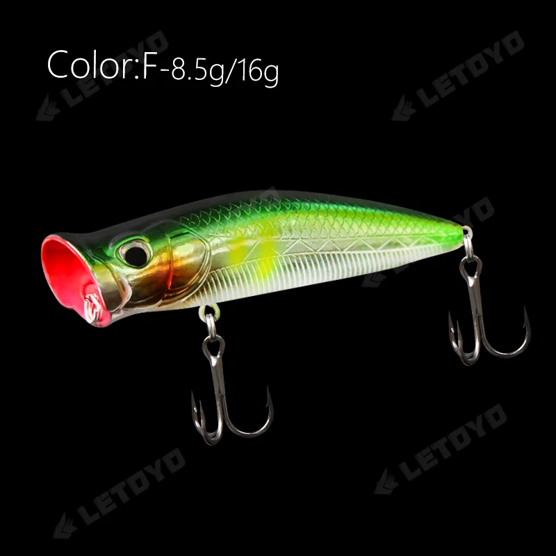 LETOYO طعوم صيد عائمة 8.5 جرام 16 جرام طلاء ليزر ا...