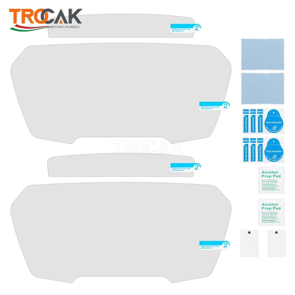 Premium Motorcycle Dashboard Screen Protector Film