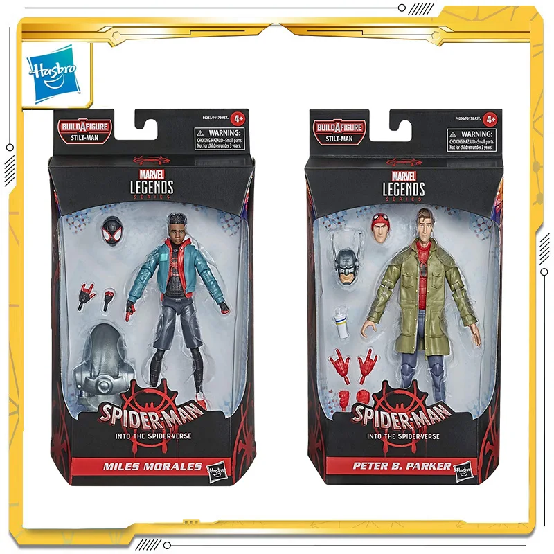

6Inch Original Marvel Legends Miles Morales Peter B. Parker Model Toy Action Figures Toys For Children Gift