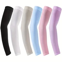 6 Pairs UV Protection Cooling Arm Sleeves For Outdoor Activities - Breathable & Comfortable Long Arm Cover For Men And Women 1