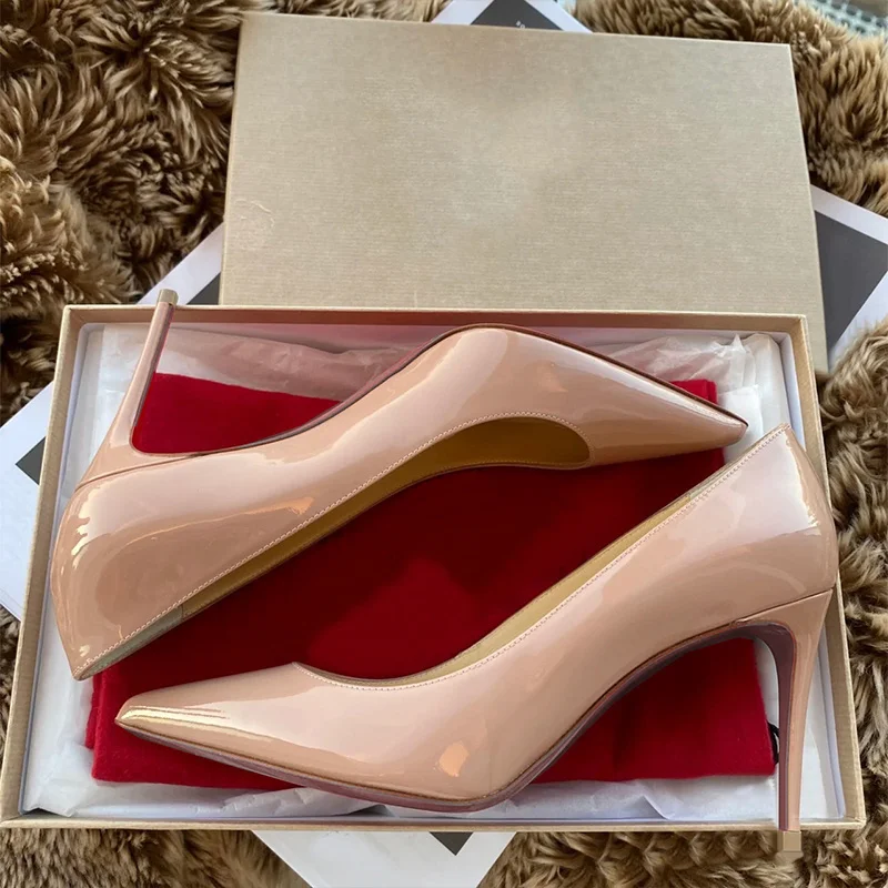 Top High Heel So Kate Dress shoes womens Stiletto Heels Genuine Leather Point Toe Pumps designer fashion outdoor Hot Chick Iriza