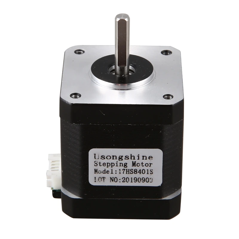 1Pcs Nema 17 Stepper Motor 48Mm Nema17 Motor 42Bygh 2A 4-Lead ( 17Hs8401 ) Motor 1M Cable For 3D Printer Cnc Xyz Motor usongshine 1 3 5pcs nema17 stepper motor 42x42x48mm 12v 24v 1 5a 48n cm 17hs8401 2 phase 4 lead for 3d printer cnc engraver