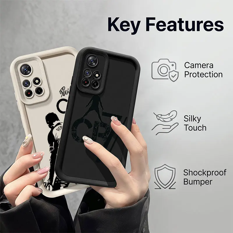CR7 Ronaldo Shockproof Football Star Phone Case Cover