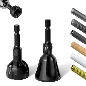 Macchina per sbavatura e smussatura, smussatura del cerchio esterno, rifinitura del filetto della filettatura, rifinitura di viti e bulloni, utensile per foratura