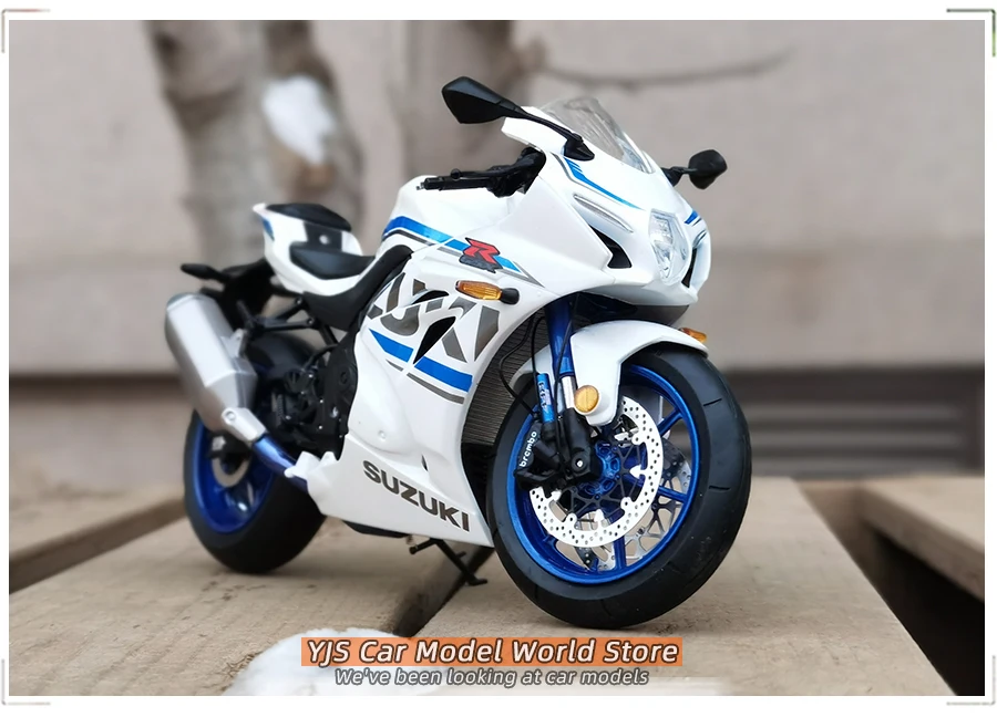 Safbd10ef63124ecdb48e4fd185d0c6a7c 1/12 GSX-R1000 バイク模型 合金製 静的ディスプレイ ギフト