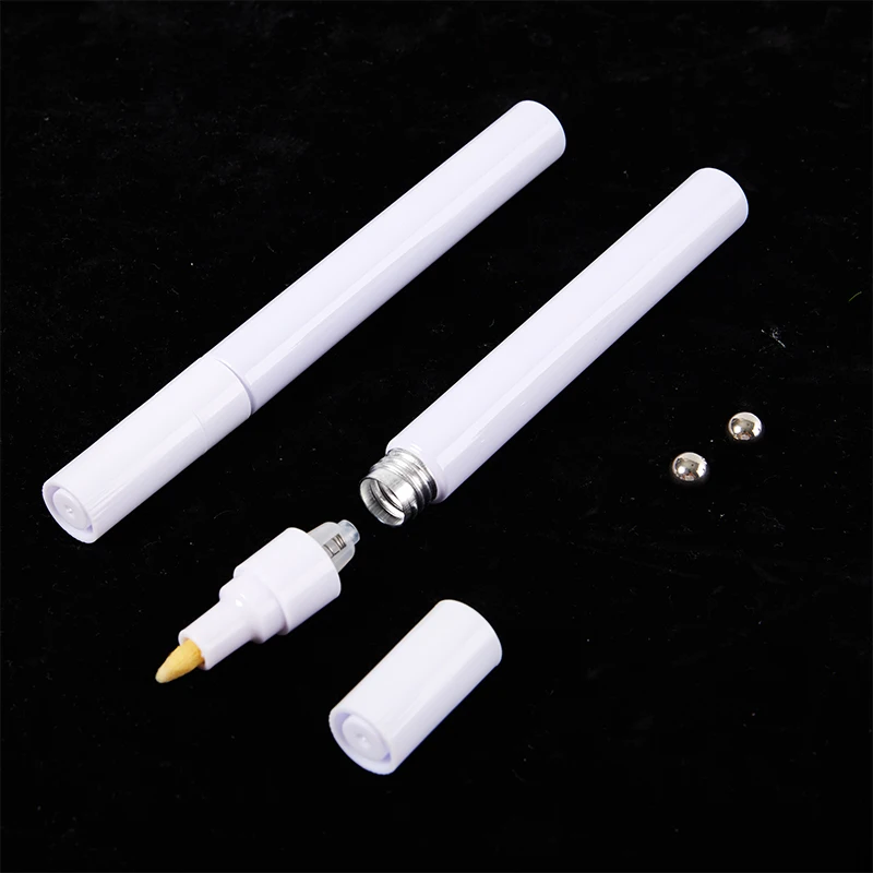 빈 리필 가능 펜 블랭크, 3-6mm 더블 헤드 가역 펜촉 페인트 펜, 파인 펜촉 마커, 알루미늄 파이프 페인트 펜 액세서리