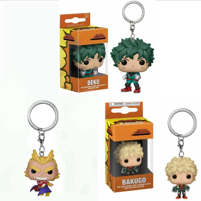 Мой герой Академия мультфильм фигура брелки Deku Todoroki Shoto подвесная модель
