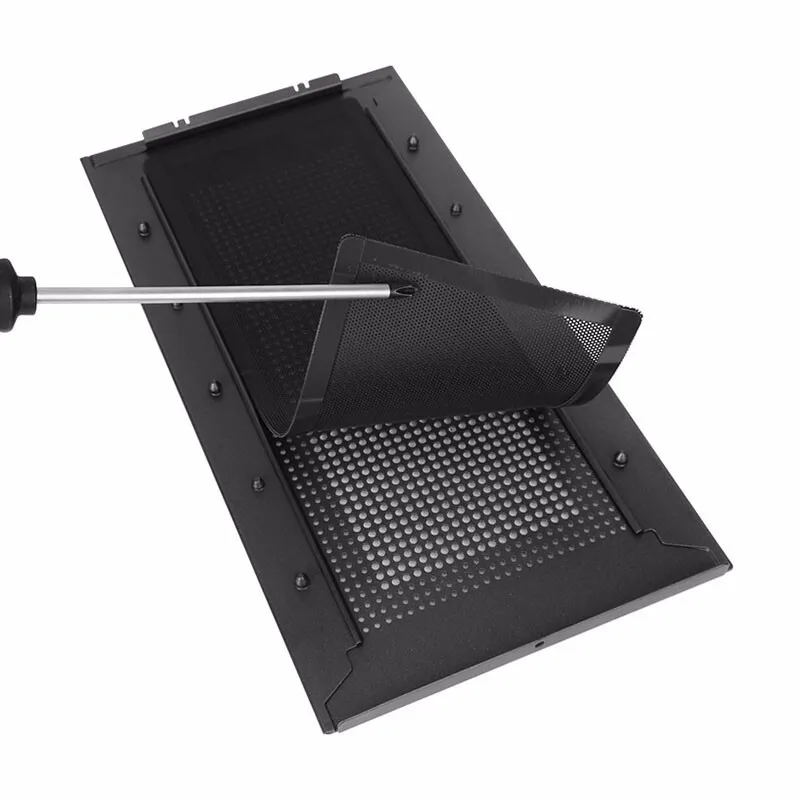 SAMA Dust Filters Kit Only Support Model Im01 Computer Case Total 3pcs/Box / 2 Panel + 1 Bottom Black Magnetic Design