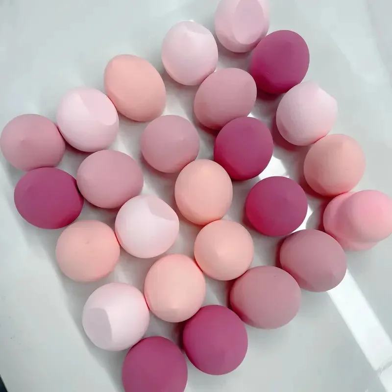 7PCS 울트라 소프트 메이크업 스펀지 - 액체 및 파우더 파운데이션용 건식 및 습식 사용 뷰티 블렌더 파우더 퍼프