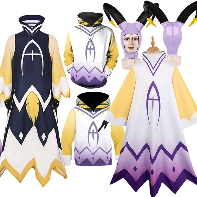 

Adult/Kids Adam Cosplay Robe Costume Anime Fantasy Roleplay Hoodie Cloak Gloves Hat Outfits Halloween Carnival Party Suit
