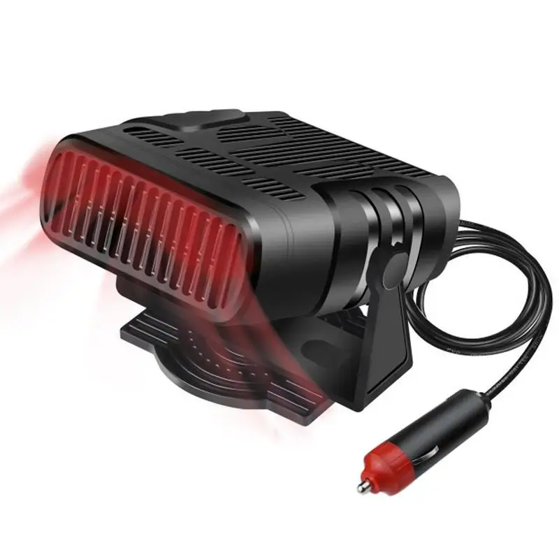 

Car Heaters Portable 12V 24V Car Heater 2 In 1 Fast Heating Cooling Windshield Defroster Defogger With 360 Degree Rotary Base