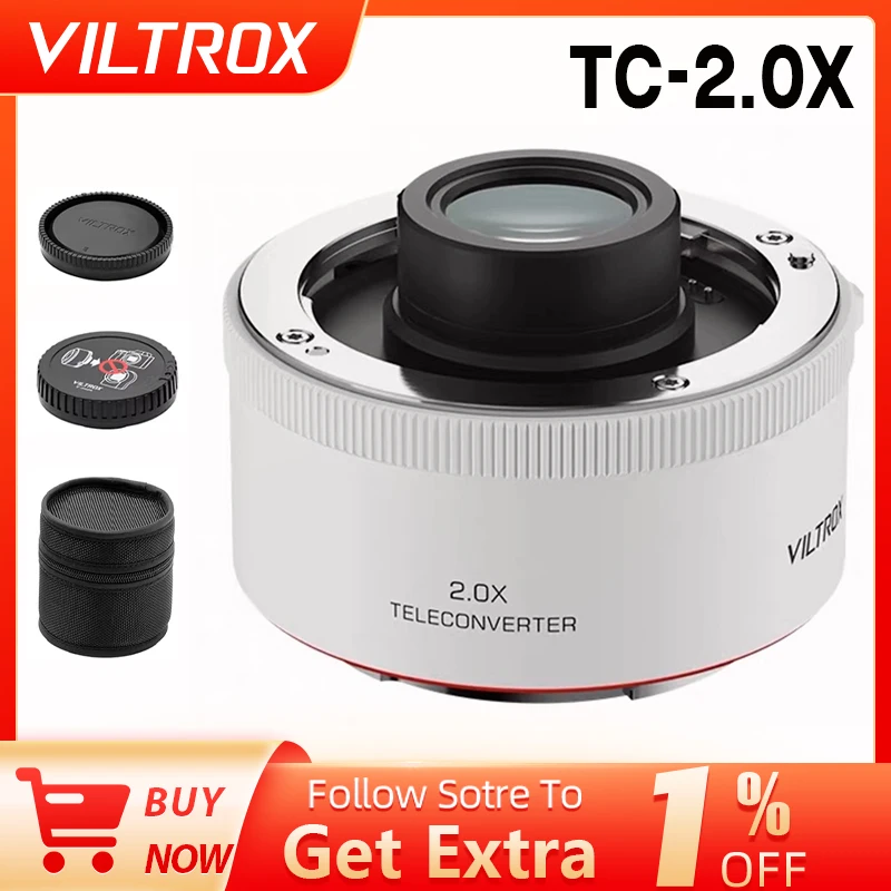 Viltrox TC-2.0X Teleconverter Auto Focus Lens Extender for Nikon Z